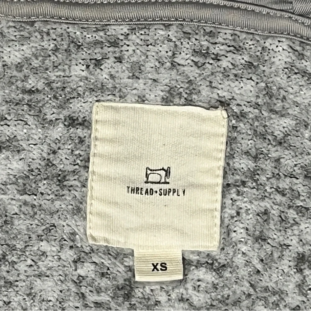 Thread & Supply Gray Sweater Hoodie Size XS - Picture 4 of 5
